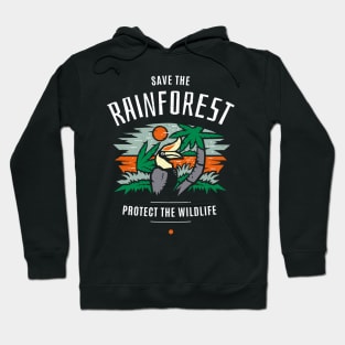 Save the Rainforest Protect the Wildlife Hoodie